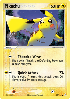 Pikachu Reverse Holo - Holon Phantoms
