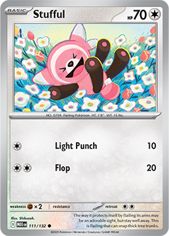 Stuffful Evolution Stufful #154 | Mega Evolution | CardGrader