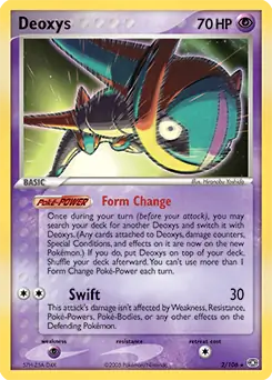 Deoxys Reverse Holo - Emerald