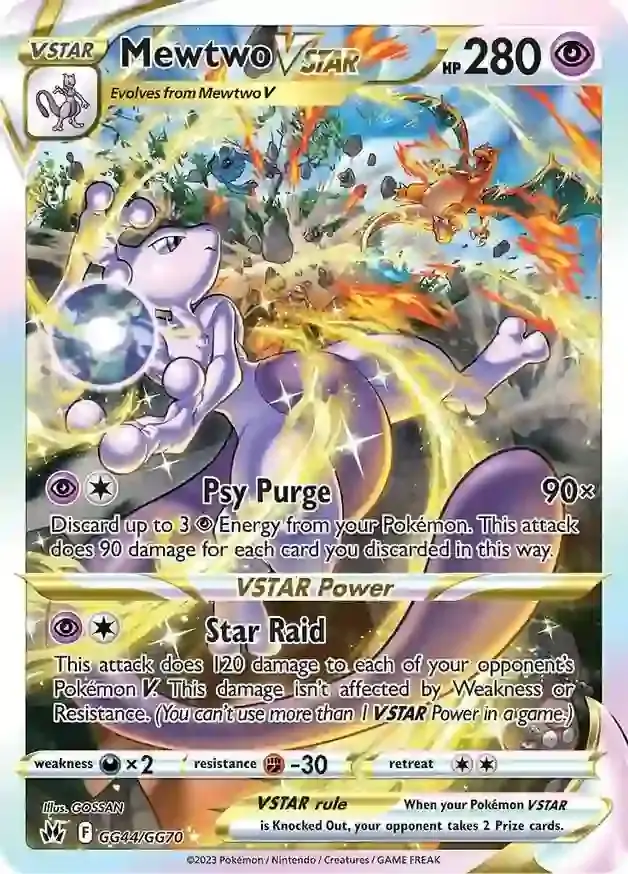 Mewtwo VSTAR from Crown Zenith - Pokemon Card
