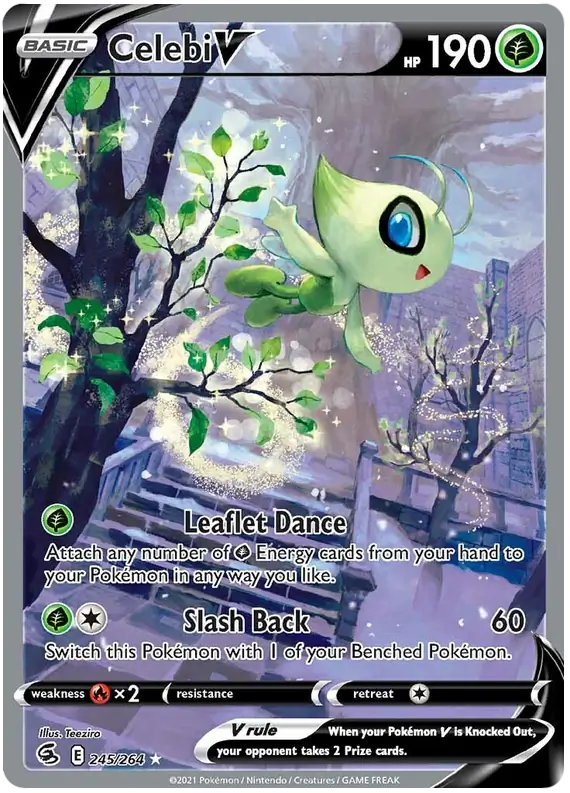 Celebi V Full Art - Fusion Strike