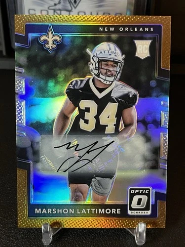 Marshon Lattimore #136 2017 Panini Donruss Optic card