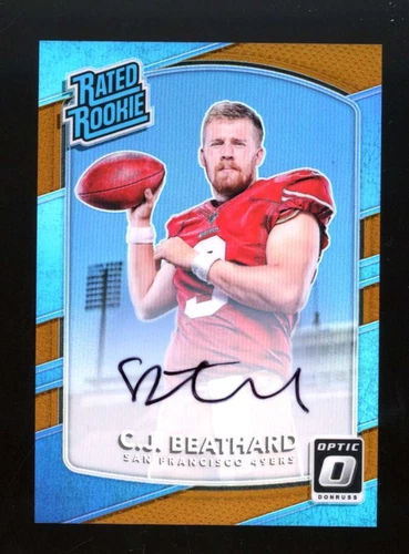 C.J. Beathard #170 2017 Panini Donruss Optic card