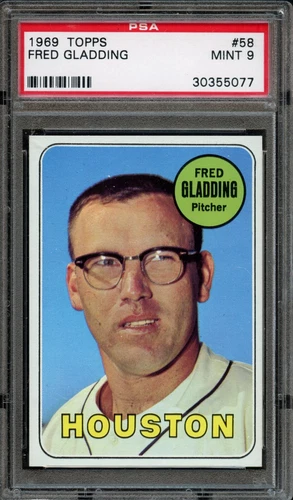 Fred Gladding #58 1969 Topps card