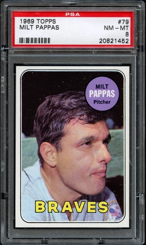 Milt Pappas #79 1969 Topps card