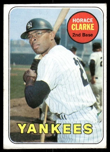 Horace Clarke #87 1969 Topps card