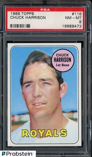 Chuck Harrison #116 1969 Topps card