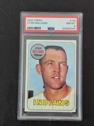 Stan Williams #118 1969 Topps card