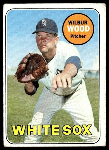 Wilbur Wood #123 1969 Topps card