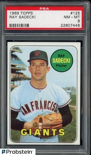 Ray Sadecki #125 1969 Topps card