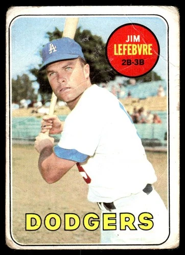 Jim Lefebvre #140 1969 Topps card