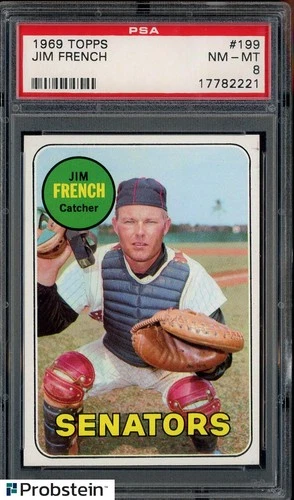 Jim French #199 1969 Topps card