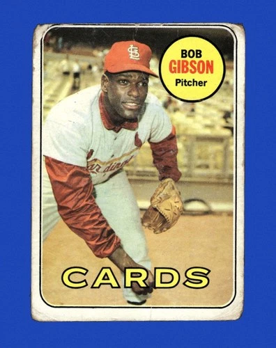 Bob Gibson #200 1969 Topps card