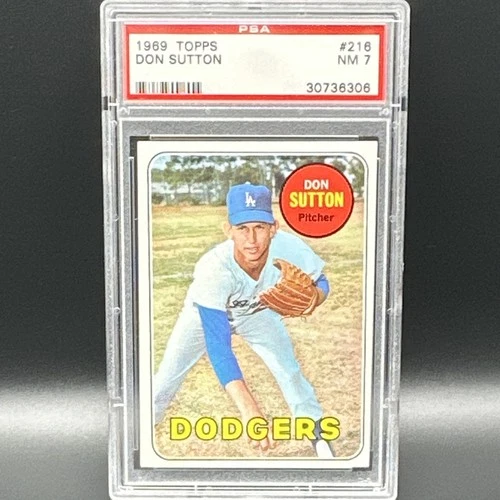 Don Sutton #216 1969 Topps card