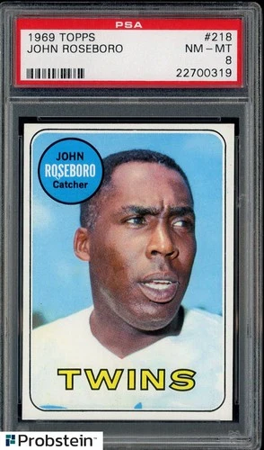 John Roseboro #218 1969 Topps card
