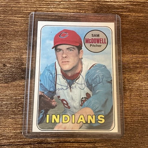 Sam McDowell #220 1969 Topps card