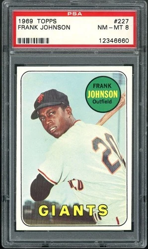 Frank Johnson #227 1969 Topps card