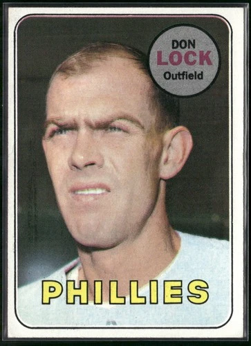 Don Lock #229 1969 Topps card
