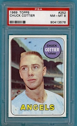 Chuck Cottier #252 1969 Topps card
