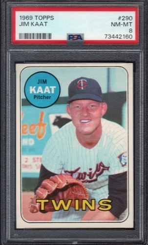Jim Kaat #290 1969 Topps card