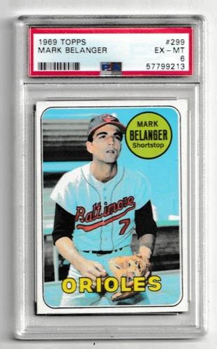 Mark Belanger #299 1969 Topps card