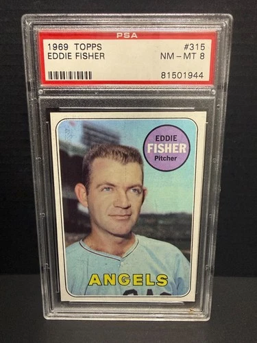 Eddie Fisher #315 1969 Topps card