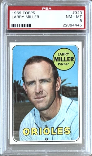 Larry Miller #323 1969 Topps card