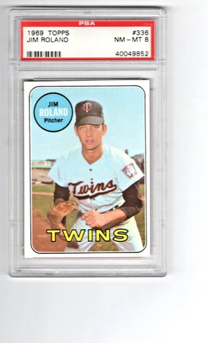 Jim Roland #336 1969 Topps card