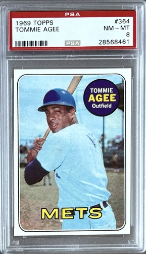 Tommie Agee #364 1969 Topps card