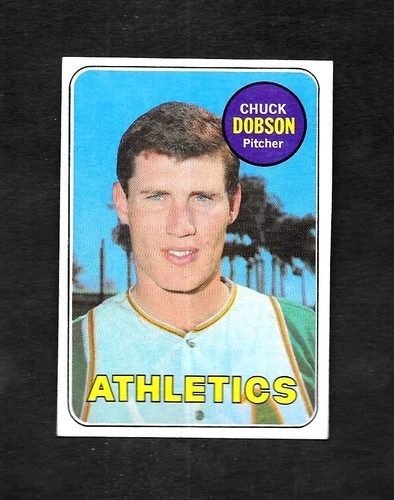 Chuck Dobson #397 1969 Topps card