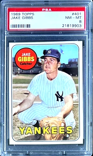 Jake Gibbs #401 1969 Topps card