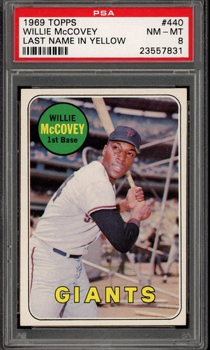 Willie McCovey #440 1969 Topps card