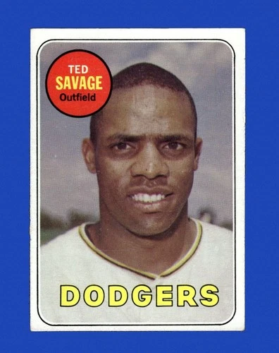 Ted Savage #471 1969 Topps card