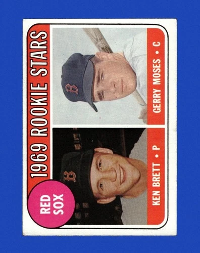 Red Sox 1969 Rookie Stars (Ken Brett / Gerry Moses) #476 1969 Topps card