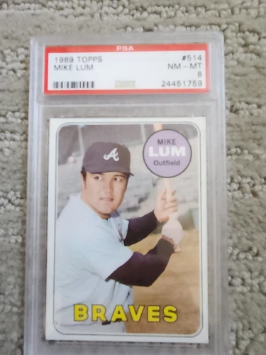 Mike Lum #514 1969 Topps card