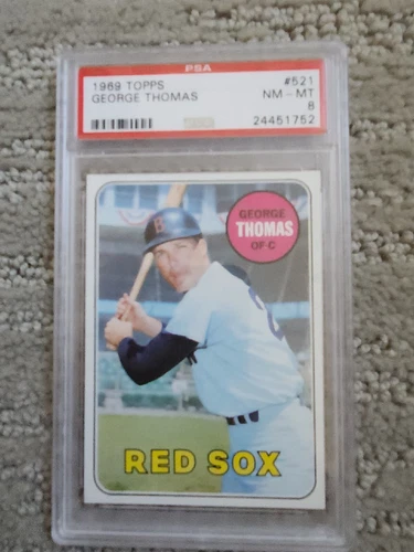 George Thomas #521 1969 Topps card