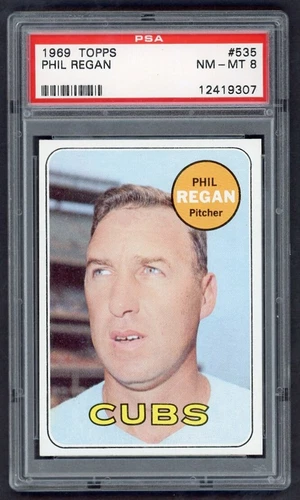 Phil Regan #535 1969 Topps card