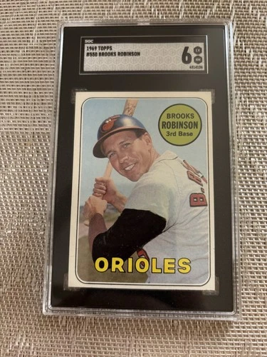 Brooks Robinson #550 1969 Topps card