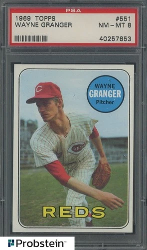 Wayne Granger #551 1969 Topps card