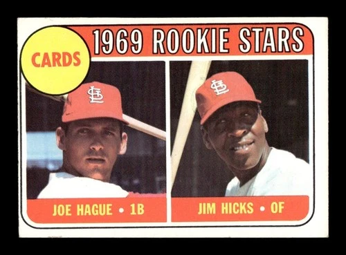 Cardinals 1969 Rookie Stars (Joe Hague / Jim Hicks) #559 1969 Topps card