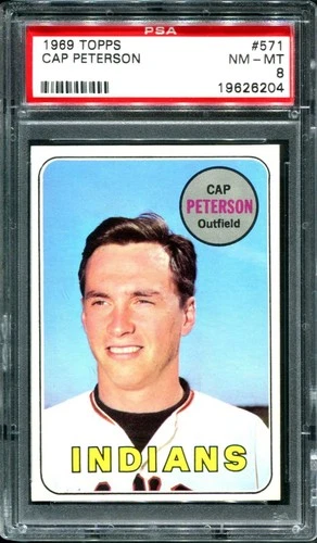Cap Peterson #571 1969 Topps card