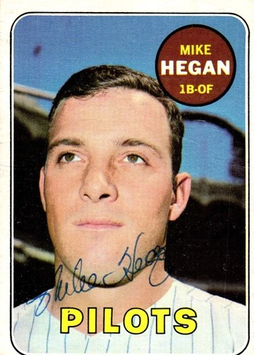 Mike Hegan #577 1969 Topps card