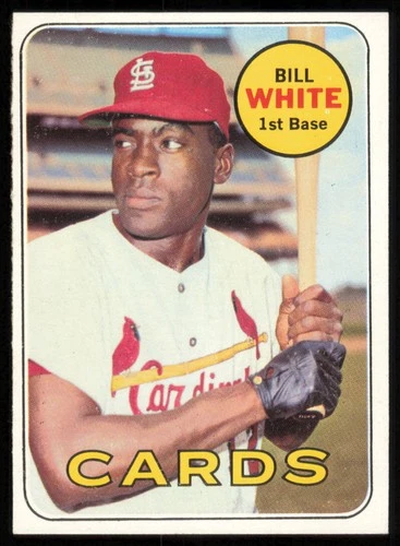 Bill White #588 1969 Topps card