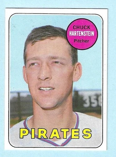 Chuck Hartenstein #596 1969 Topps card