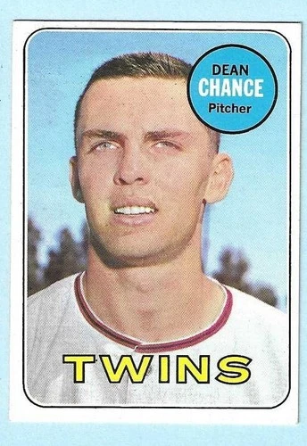 Dean Chance #620 1969 Topps card