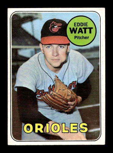 Eddie Watt #652 1969 Topps card