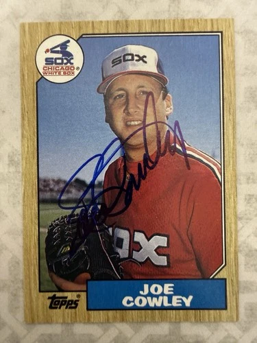 Joe Cowley #27 1987 Topps card