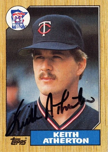 Keith Atherton #52 1987 Topps card