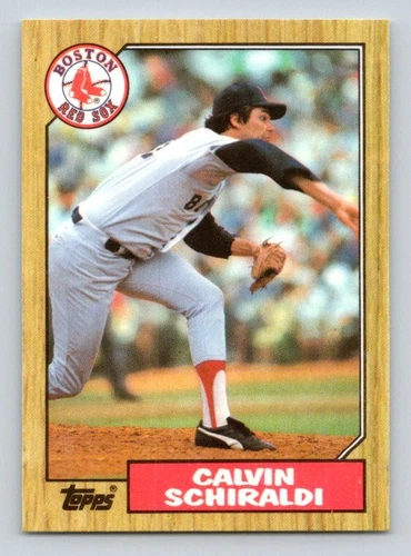Calvin Schiraldi #94 1987 Topps card