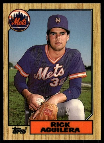 Rick Aguilera #103 1987 Topps card